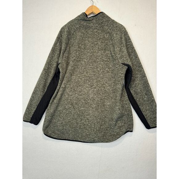 TCU Horned Frogs Fleece Pullover Jacket Women's Size XL Gray Gameday - Picture 6 of 8